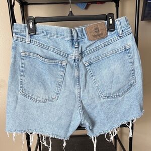 Wrangler Light Wash Denim Cutoff Shorts